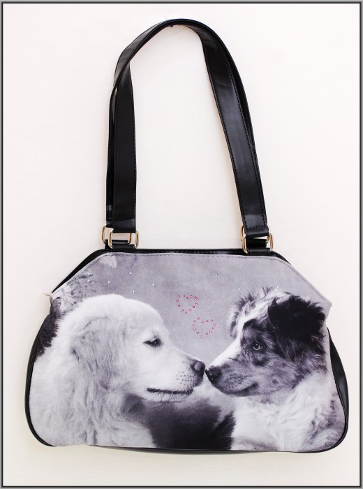 Handtasche Hundeliebe Tasche Hunde Welpen Hund Dog Neu OVP eBay